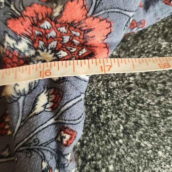 Knox Rose Blue and Red Floral Maxi Dress - Picture 10 of 10